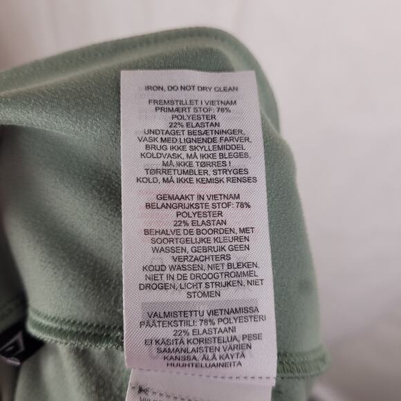 Gym Shark green high rise legging Size Medium Athletic Yoga Active Athleisure - Picture 7 of 7